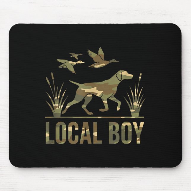 Dog Local Boy Hunting Dog Camo Southern Country Pr Musmatta (Framsidan)