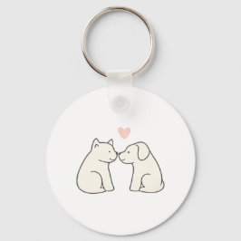Dog Love Nyckelring