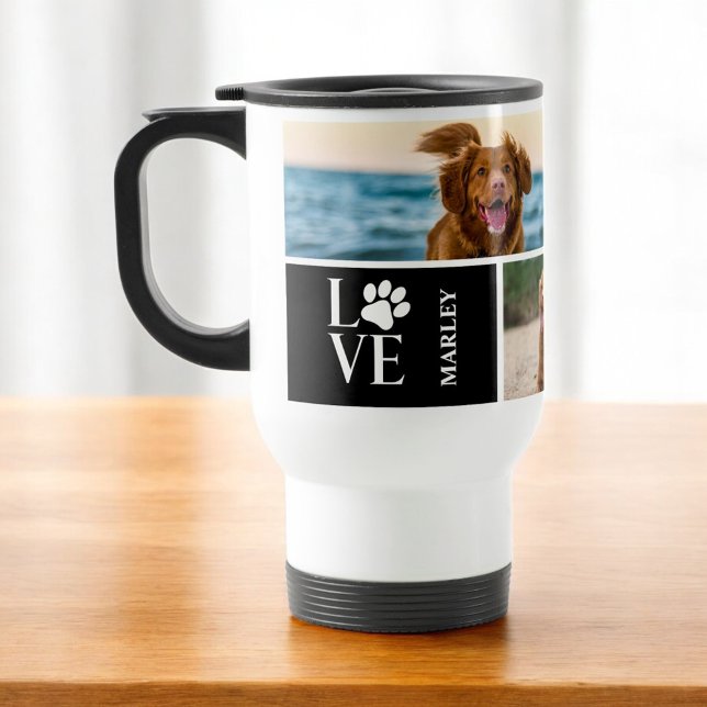 Dog Lover 4 Photo Collage Personalized Pet Resemugg (Skapare uppladdad)