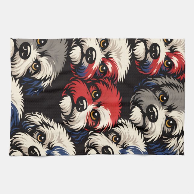 Dog Lover Cockapoo Gift Kökshandduk (Horisontell)