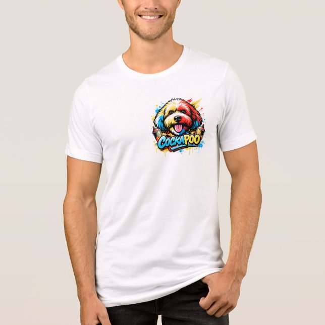 Dog Lover T Shirt Cockapoo Gift Dog Owner Tee (Framsida)