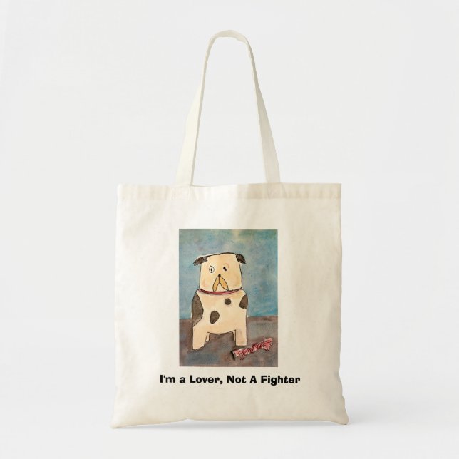 Dog Lover tote-bag  Tygkasse (Framsidan)