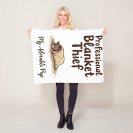 Dog Lover's Blanket Fleecefilt
