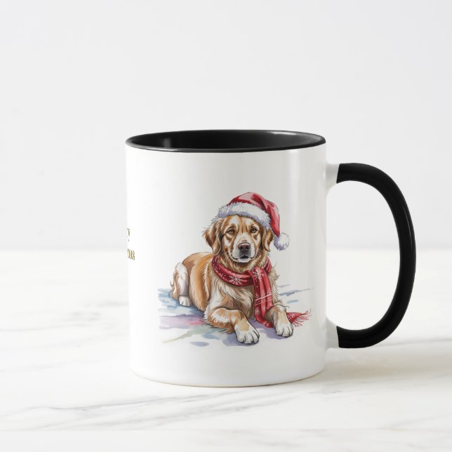 Dog Lovers Christmas Coffee Mug Mugg (Höger)