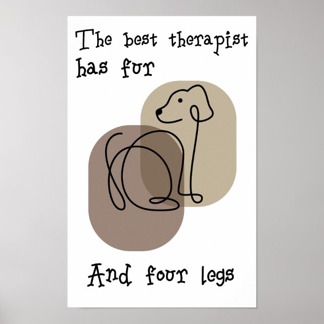 Dog lovers quote Poster (Framsidan)