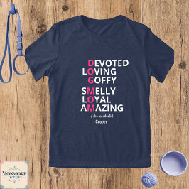 Dog Mama Definition Personlig T Shirt