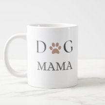 Dog Mama Paw Print, Mors dag & Födelsedag