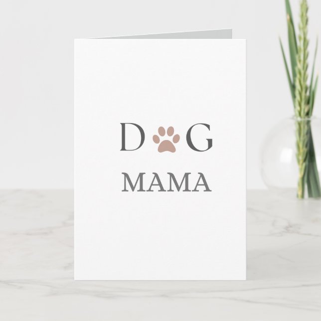 Dog Mama Tassavla, Mors dag & Födelsedag   Kort (Framsida)
