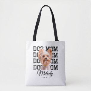 Dog Mom Anpassad Foto Tygkasse