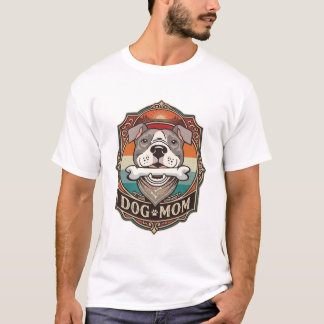 Dog Mom Bone Bandana Vintage Ram_1 T Shirt