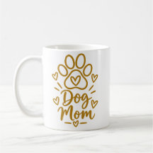 Dog Mom Cute Paw Print Dog Lover Gift