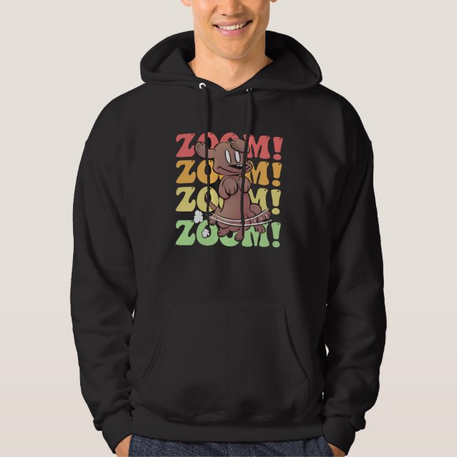 Dog Mom Dad Zoomies Dog Hoodie (Framsida)