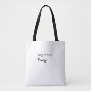 Dog Mom Energy Totebag Söt Hundälskare Väska