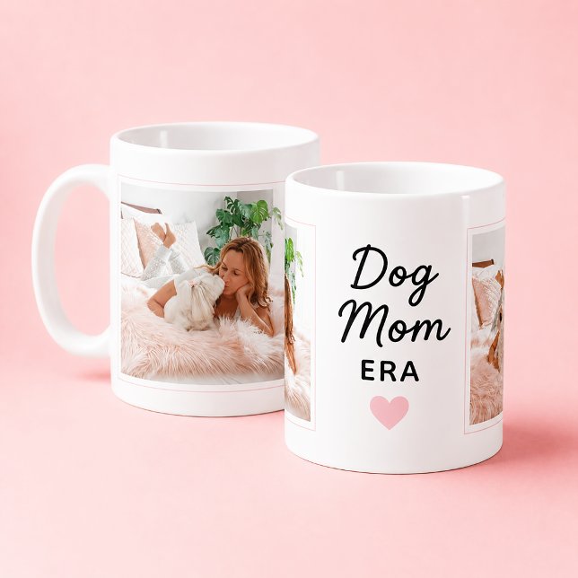 Dog Mom Era Anpassad Husdjursfoto Kaffemugg (Skapare uppladdad)