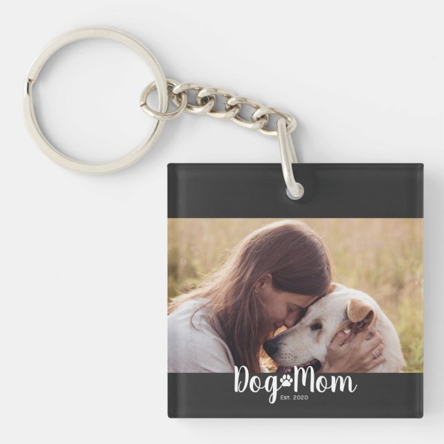Dog Mom Established Script Foto (Framsidan)