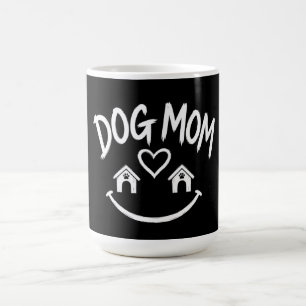Dog Mom Klubb – Sött Design för Husdjursälskare Kaffemugg
