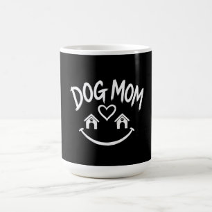 Dog Mom Klubb – Sött Design för Husdjursälskare Kaffemugg