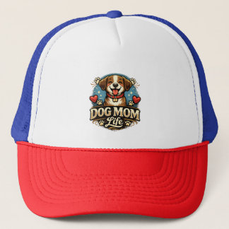 Dog Mom Life – Proud & Playful Pet Lover Design Keps
