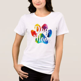 Dog Mom pälsbaby Mors dag födelsedag ny valp T Shirt