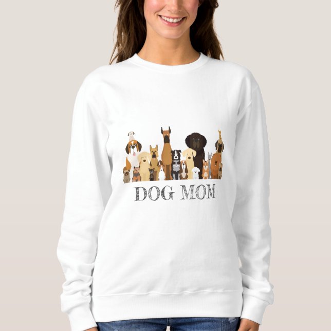 Dog Mom Shirt Doggy Friend Pet AnimalT-Shirt T Shirt (Framsida)