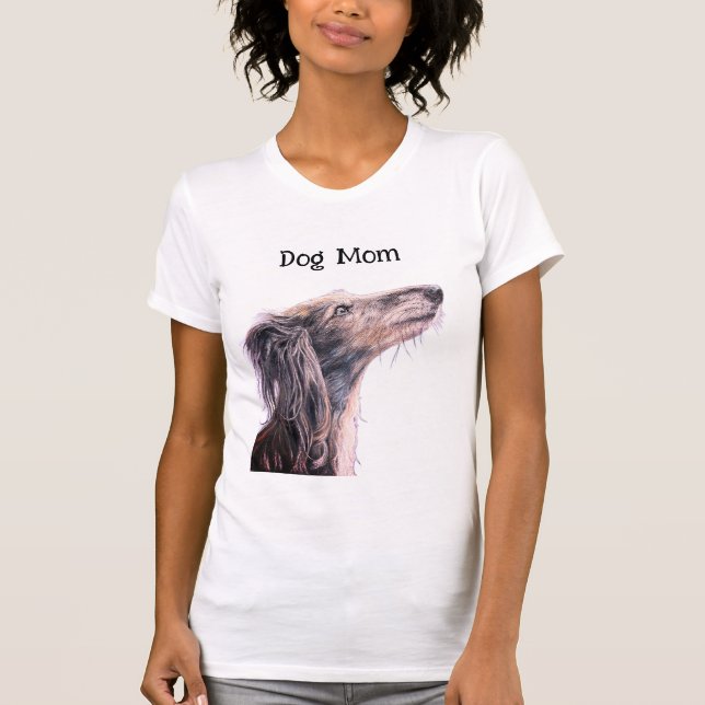 Dog Mom T Shirt (Framsida)