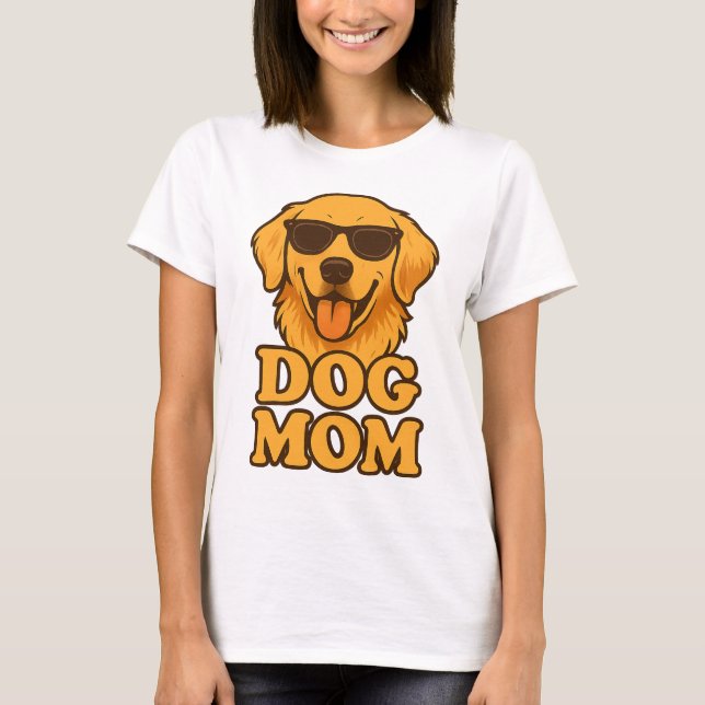 Dog Mom T-shirt (Framsida)
