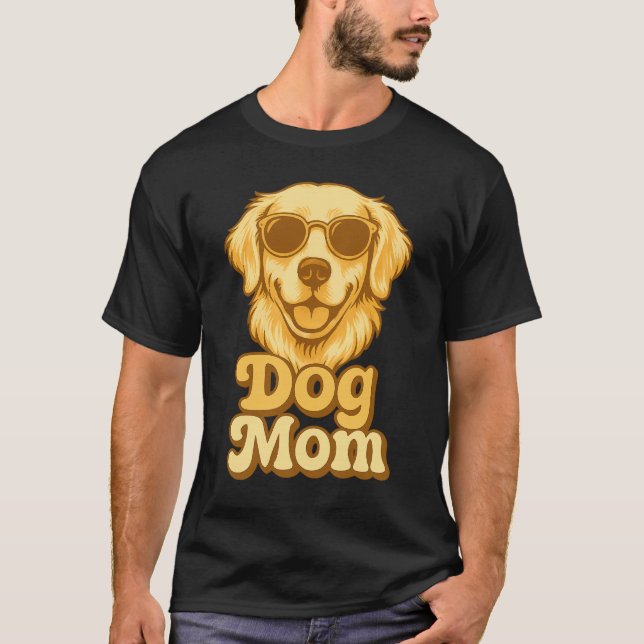 Dog Mom T-shirt (Framsida)