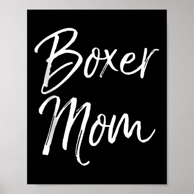 Dog Mother Gift Boxing Mother's Day Quote Cute Box Poster (Framsidan)