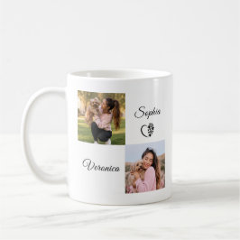 Dog Mum 4 Foto Personligt Namn | Anpassad Kaffemugg