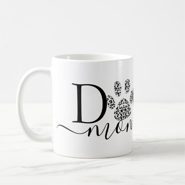 Dog Mum tassavtryck  Kaffemugg (Vänster)