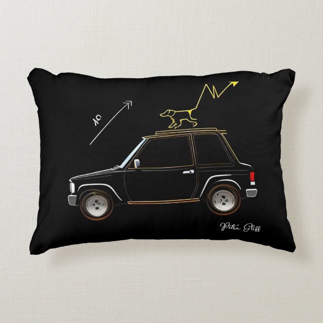 Dog on Wall Street  Prydnadskudde (Framsidan)