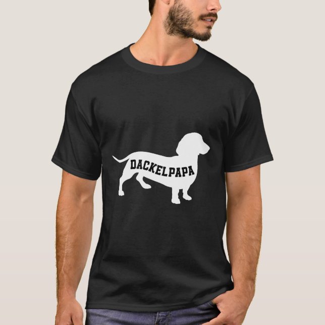 Dog Owner Teckel Dachshund Dogs Dog Lover T Shirt (Framsida)