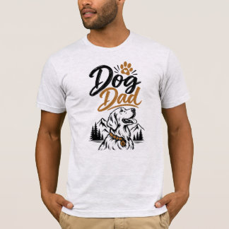 Dog Papa Golden Retriever Berg T Shirt