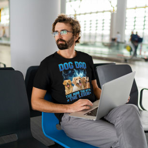 Dog Pappa Mannen Myten Legenden - Personlig T Shirt