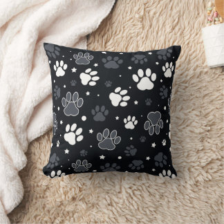 Dog Paws Pattern – Funny Gift for Pet Lovers Kudde