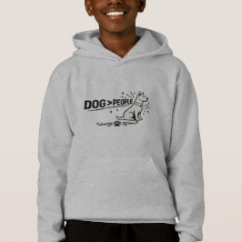 DOG > PEOPLE – Funny Dog Lover Minimalist Design T Shirt