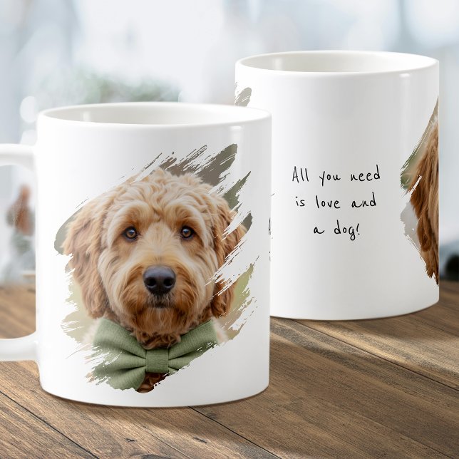 Dog Photo Coffee Mug Personalized Pet Lover Gift Kaffemugg (Skapare uppladdad)