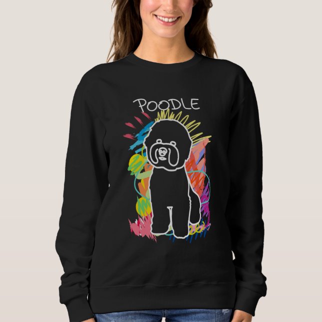 Dog  Poodle Women's Poodle Men's  3 T Shirt (Framsida)