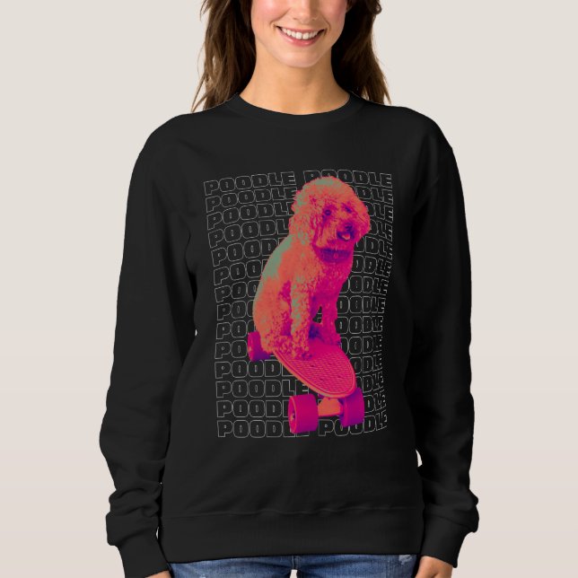 Dog  Poodle Women's Poodle Men's T Shirt (Framsida)
