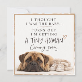 Dog Pregnancy Announcement Card Inbjudningar