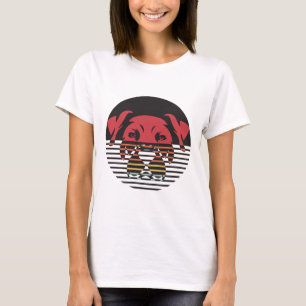 Dog Puppy Shirt I Love Dogs Paw Print Heart Cute T