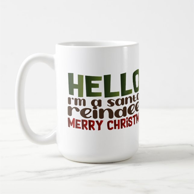 Dog Reindeer Mug Kaffemugg (Vänster)