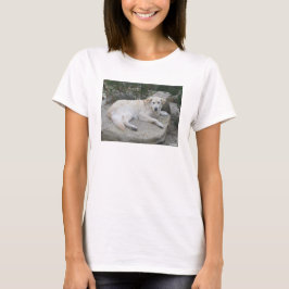 Dog Resting On A Rock T Shirt