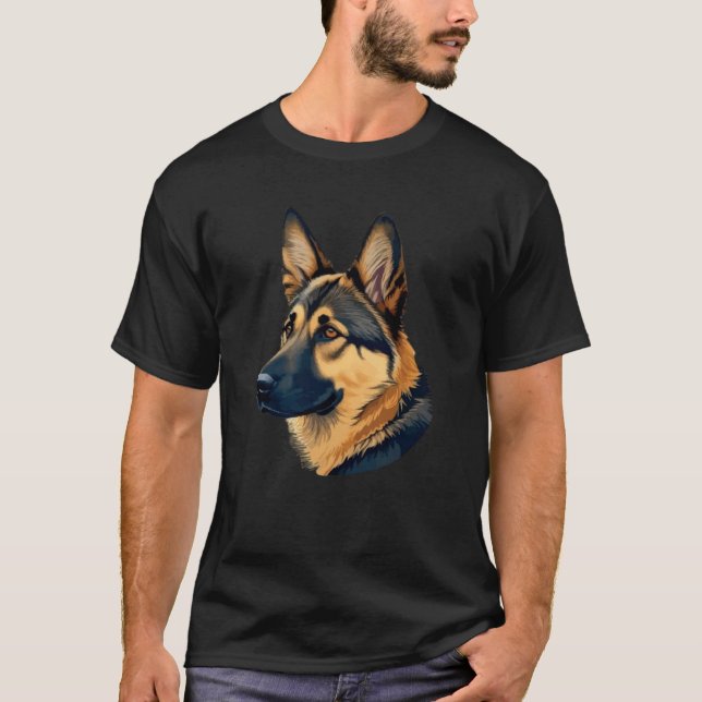 DOG SHEPHERD T SHIRT (Framsida)