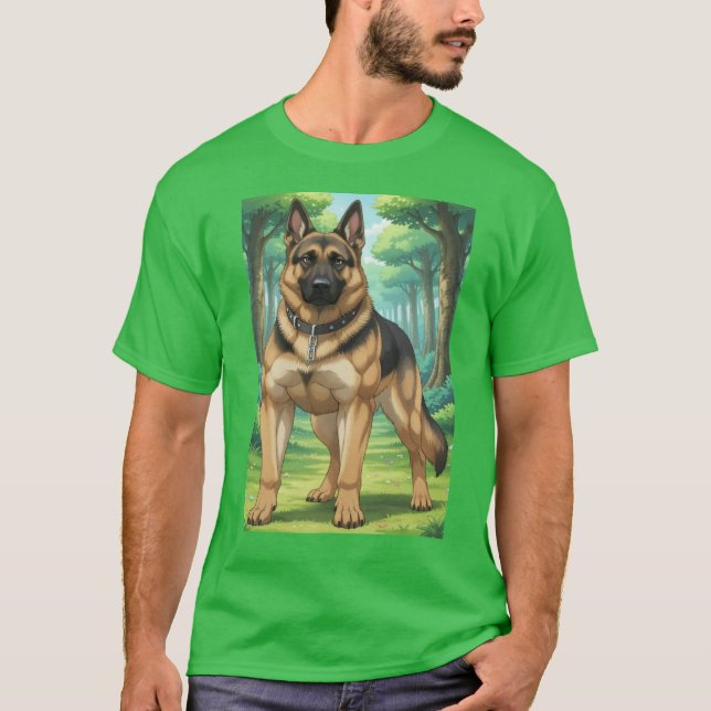 DOG SHEPHERD T SHIRT (Framsida)