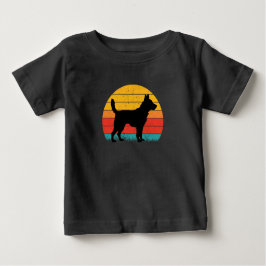 Dog Silhouette at Sunset T Shirt