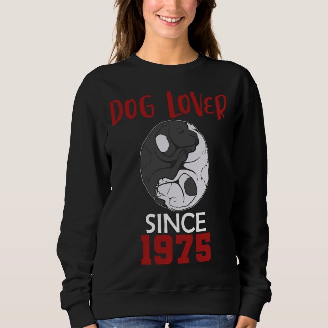 Dog  since 1975 t shirt (Framsida)