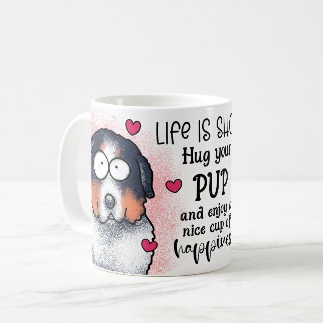 Dog Sublimation mug Kaffemugg (Framsida vänster)
