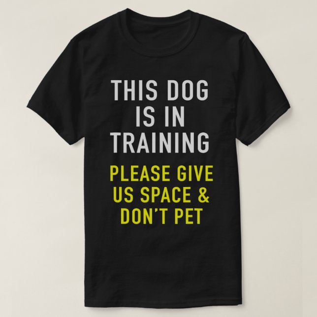 Dog Trainer & Reactive Dog In Training Design For  T Shirt (Design framsida)