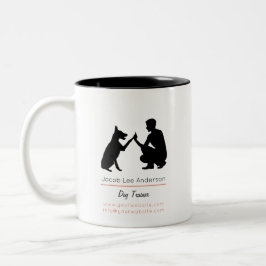 Dog trainer  Two-Tone coffee mug Två-Tonad Mugg